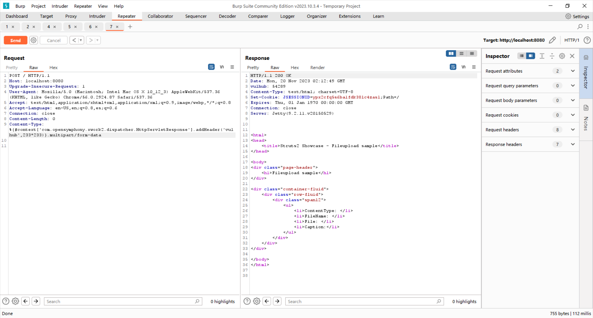CVE-2017-5638 - replicate