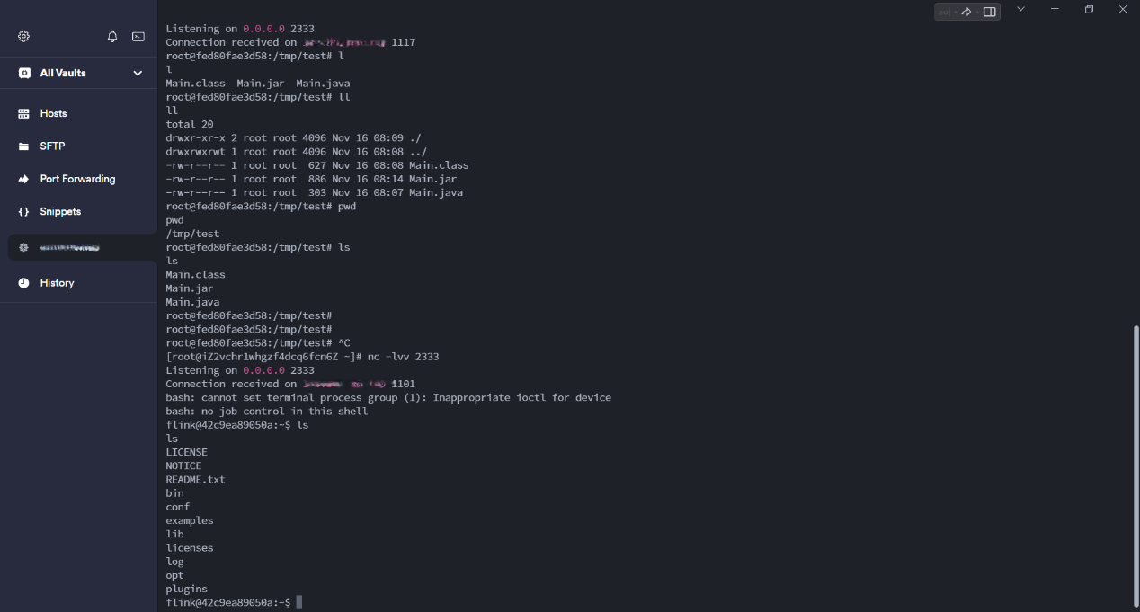 Apache Flink - getshell